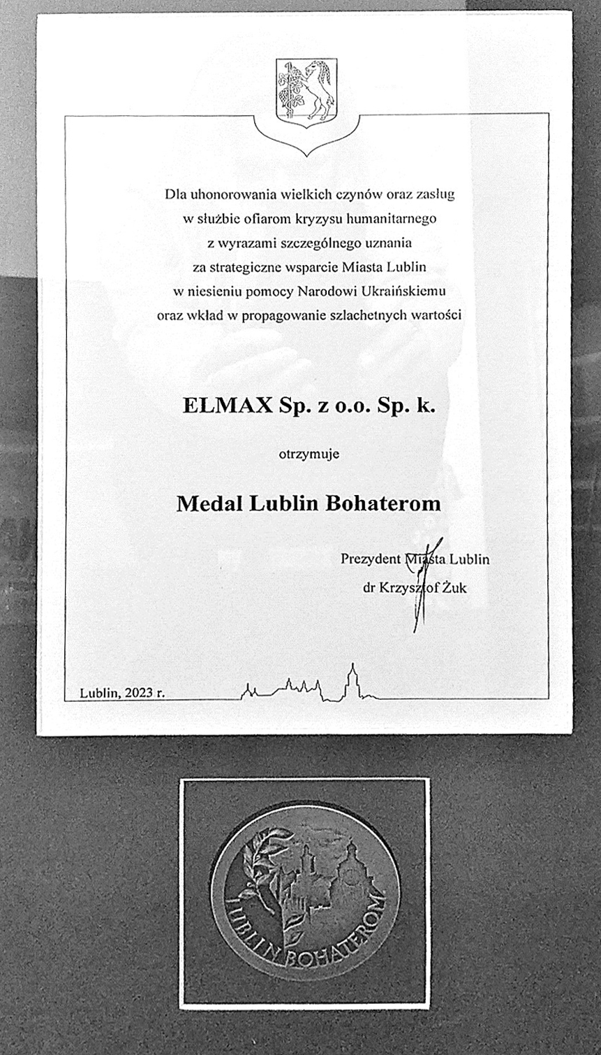 ELMAX medal