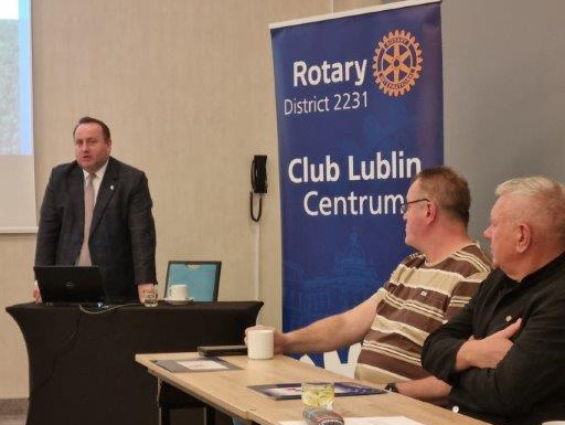 ROTARY Lublin Zarzad spotkanie klubowe A